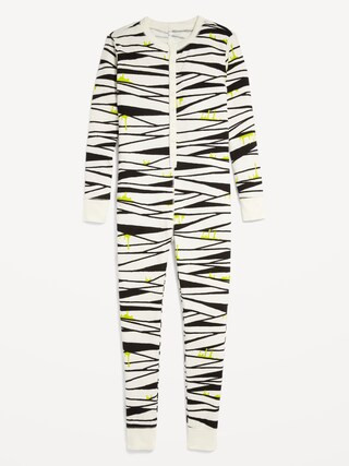 Printed Gender-Neutral Snug-Fit Pajama One-Piece for Kids | Old Navy (US)