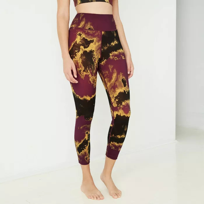 Women's High-Waisted 7/8 Leggings - JoyLab™ Marble | Target