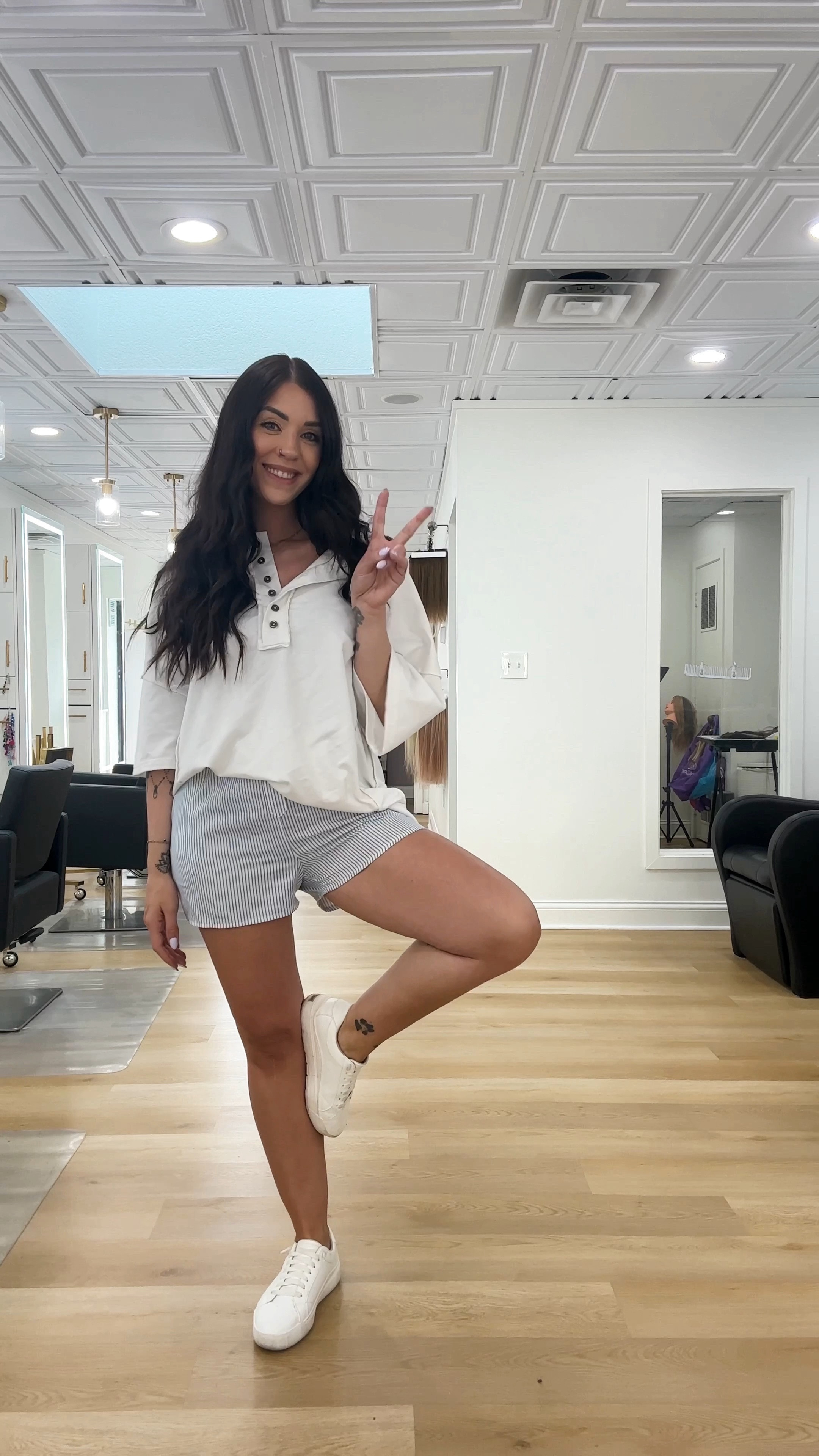 Casual and cute and breastfeeding friendly outfit completely from Amazon 

Top is size XL for an oversized fit

Boxer shorts are size medium and stretchy for my postpartum mamas 

#LTKbump #LTKfindsunder50 #LTKActive