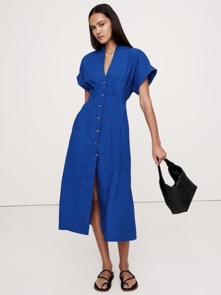 Cotton Poplin Shirt Dress | Banana Republic (US)