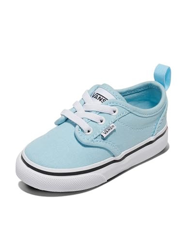 Vans Toddler Atwood Slip-On Shoe | Low-Top Sneakers for Boys & Girls, Little Kid Walking Footwear, Canvas Crystal Blue, 6.5 | Amazon (US)
