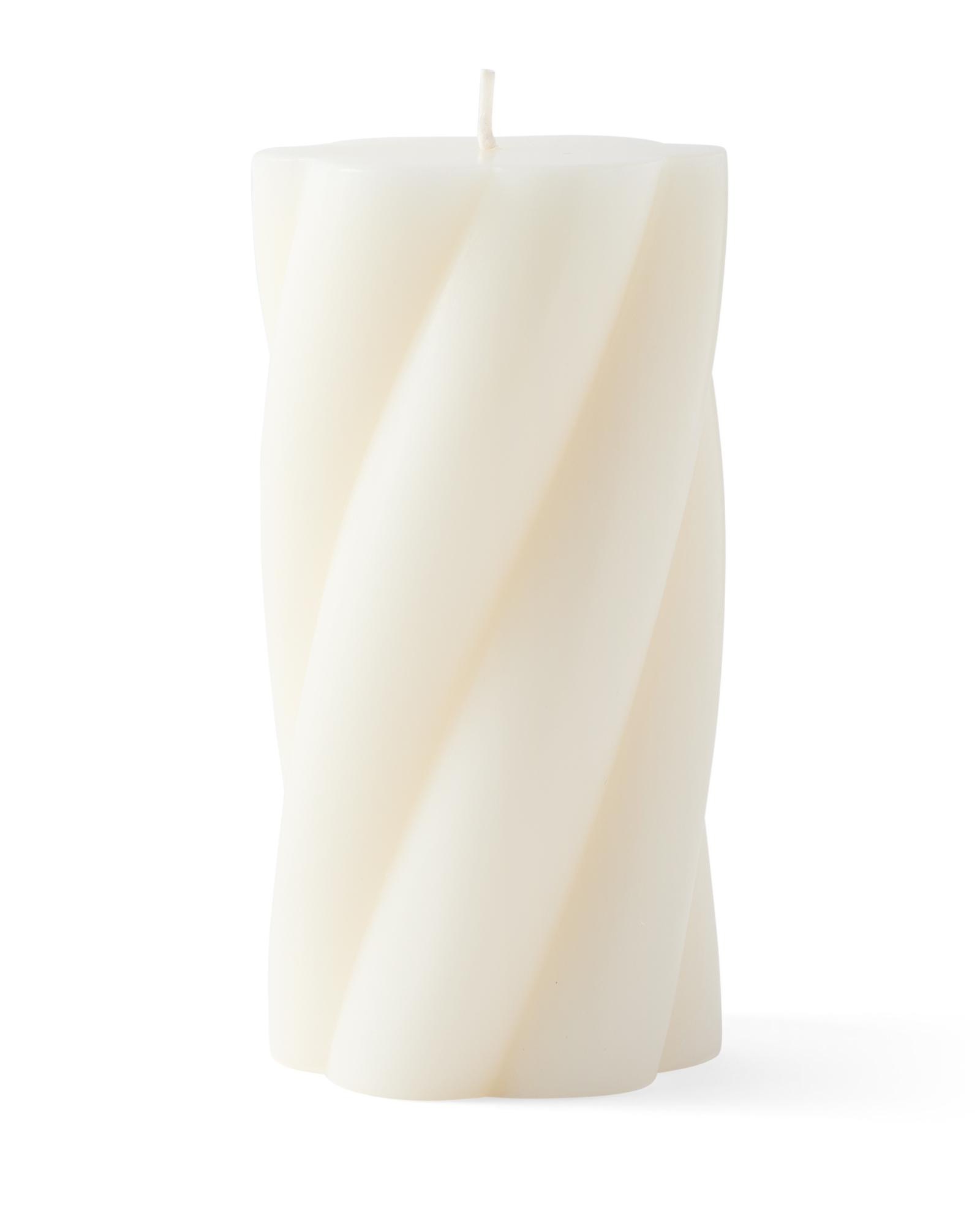 Barley Twist Pillar Candles | Serena and Lily