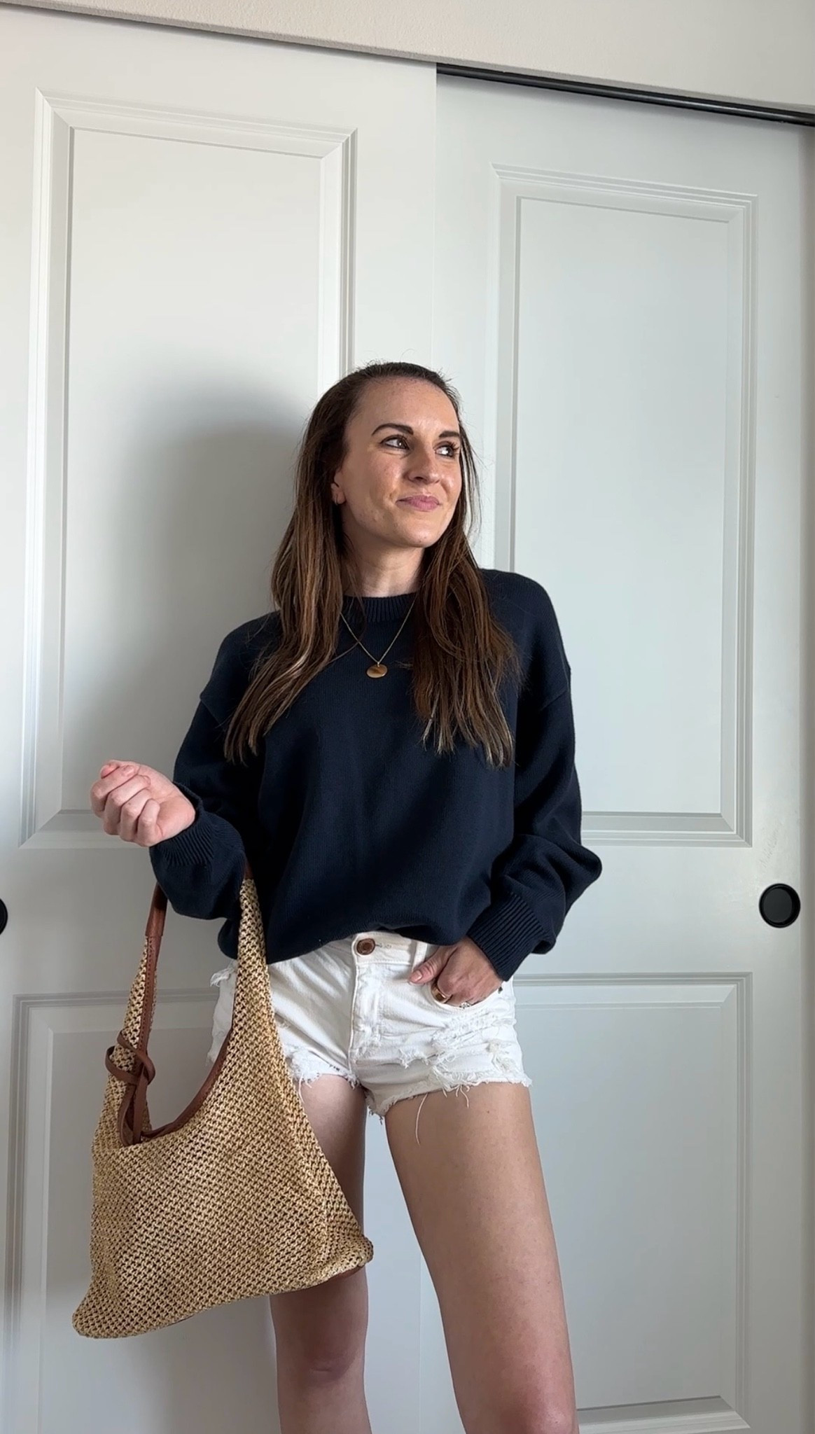 easy summer ootd // sweater from aritzia, bag from lulus (currently sold out) but linked similar

#LTKSeasonal #LTKootd #LTKSaleAlert