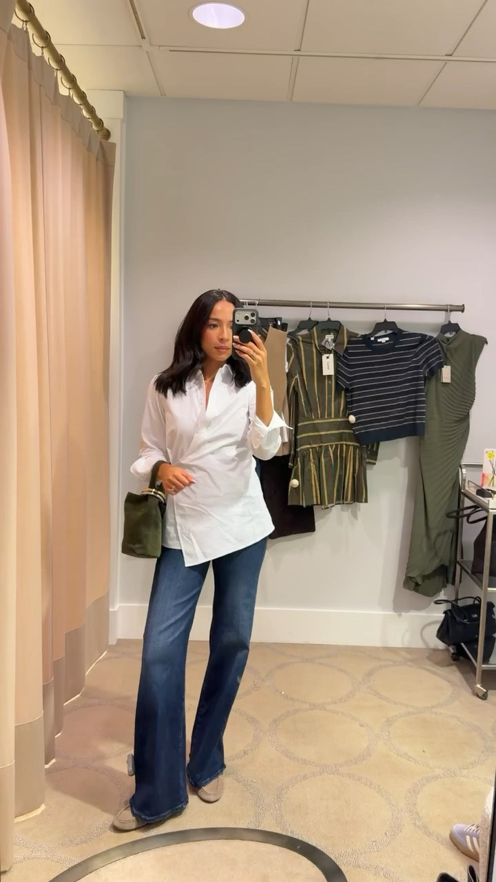 Use code FAMILY to save on Tuckernuck! 15% OFF orders over $250 and 20% off orders over $500!! These jeans are some of my all-time favorites—they're incredibly comfortable, unbelievably soft, and so flattering! Wearing size S wrap button-up shirt (OOS but I've linked similars) and size 27 jeans 

tuckernuck sale, fall sale, jeans, denim sale, designer denim, fall outfit, fall fashion, closet staples, closet essentials

#LTKSeasonal #LTKSaleAlert
