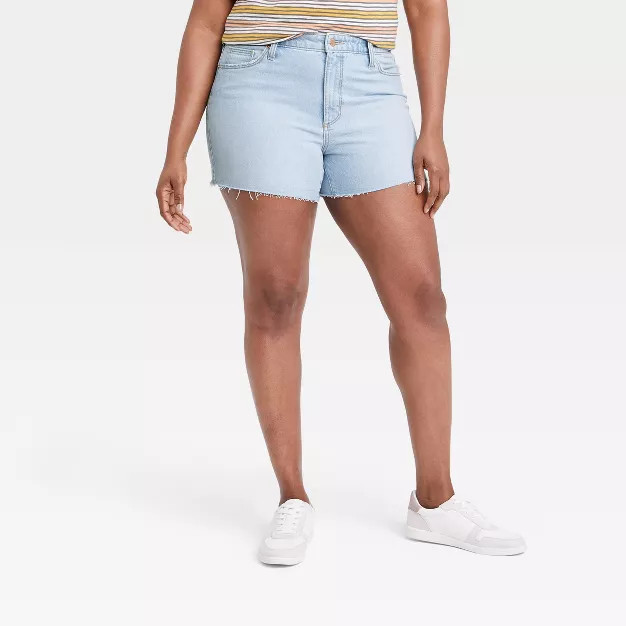 Women's High-Rise Vintage Midi Jean Shorts - Universal Thread™ | Target