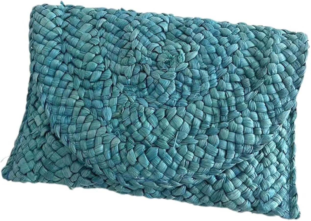 Straw Clutch Purses for Women Multicolor Woven Purse Small Beach Envelope Clutch Straws oven Clut... | Amazon (US)