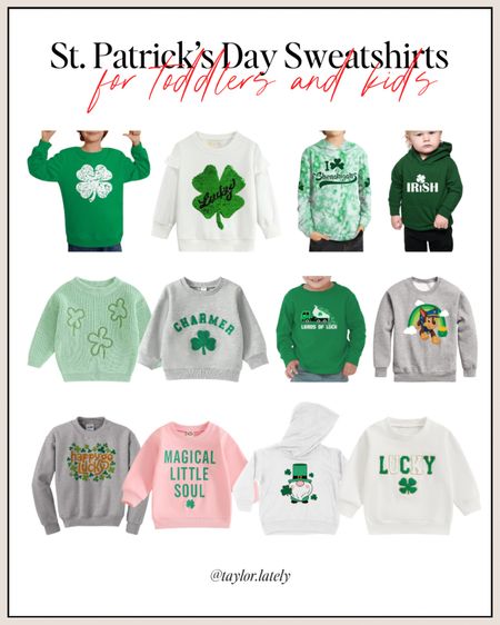 St. Patrick’s day sweatshirts for the toddlers and kids! Such cute Amazon finds to celebrate the holiday.

St. Patrick’s Day Outfits | Kids Outfits | Amazon Outfits | St. Patrick’s Day Finds

#LTKSpringSale #LTKkids #LTKfamily