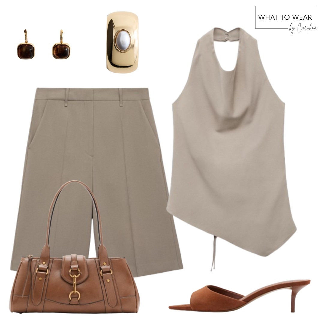 Halter top and Bermuda shorts 
#mango #mangowomen #mangotop #bermudashorts

#LTKFindsUnder50 #LTKFindsUnder100 #LTKStyleTip