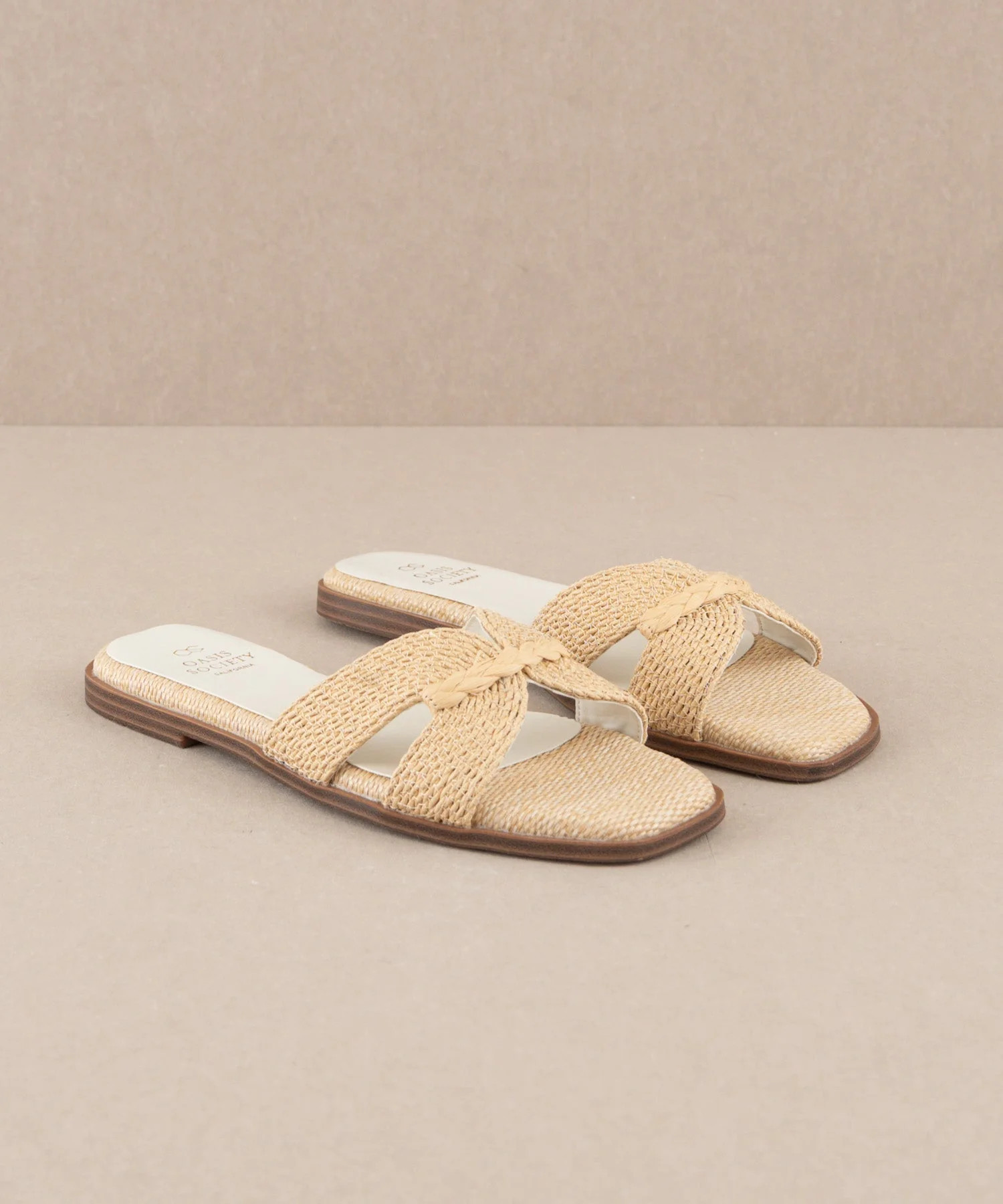 The Fatima | Wheat Butterfly Strap Sandal | Oasis Society