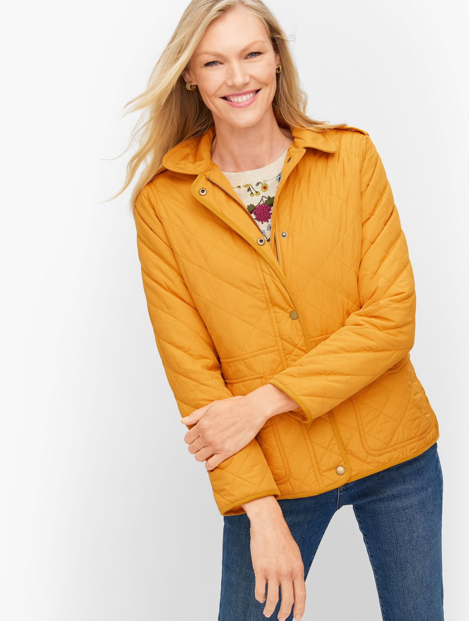 Quilted Barn Jacket | Talbots