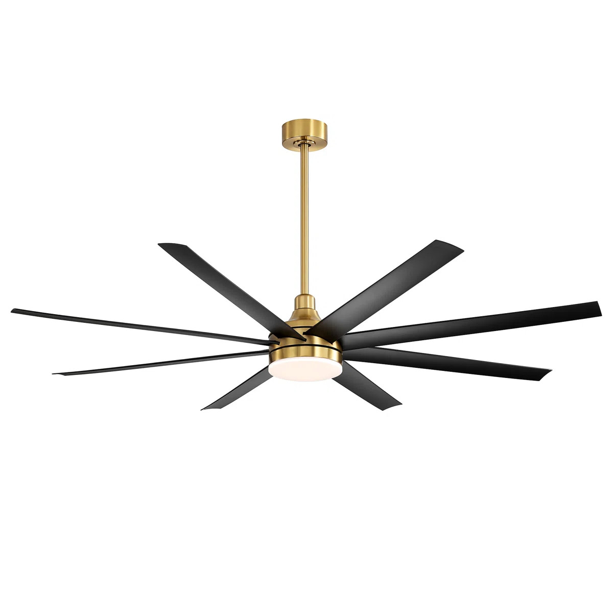Jamii-Leigh 65/72/84 inch Large Indoor/Covered Outdoor Modern Ceiling Fan with Led Lights and Rem... | Wayfair North America