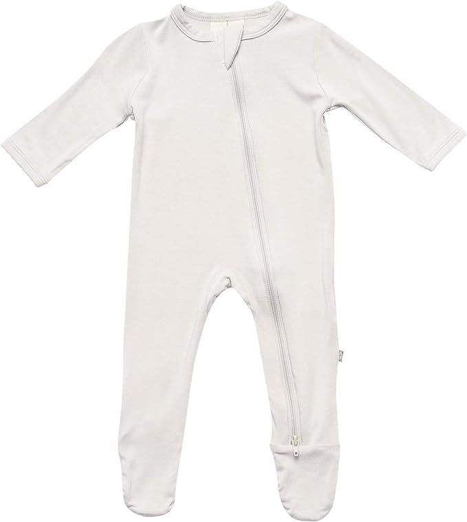 KYTE BABY Soft Bamboo Rayon Footies, Zipper Closure, 0-24 Months | Amazon (US)