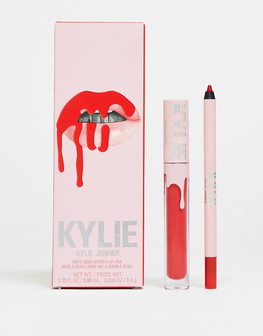 Kylie Cosmetics Matte Lip Kit 400 Boss-Red | ASOS (Global)