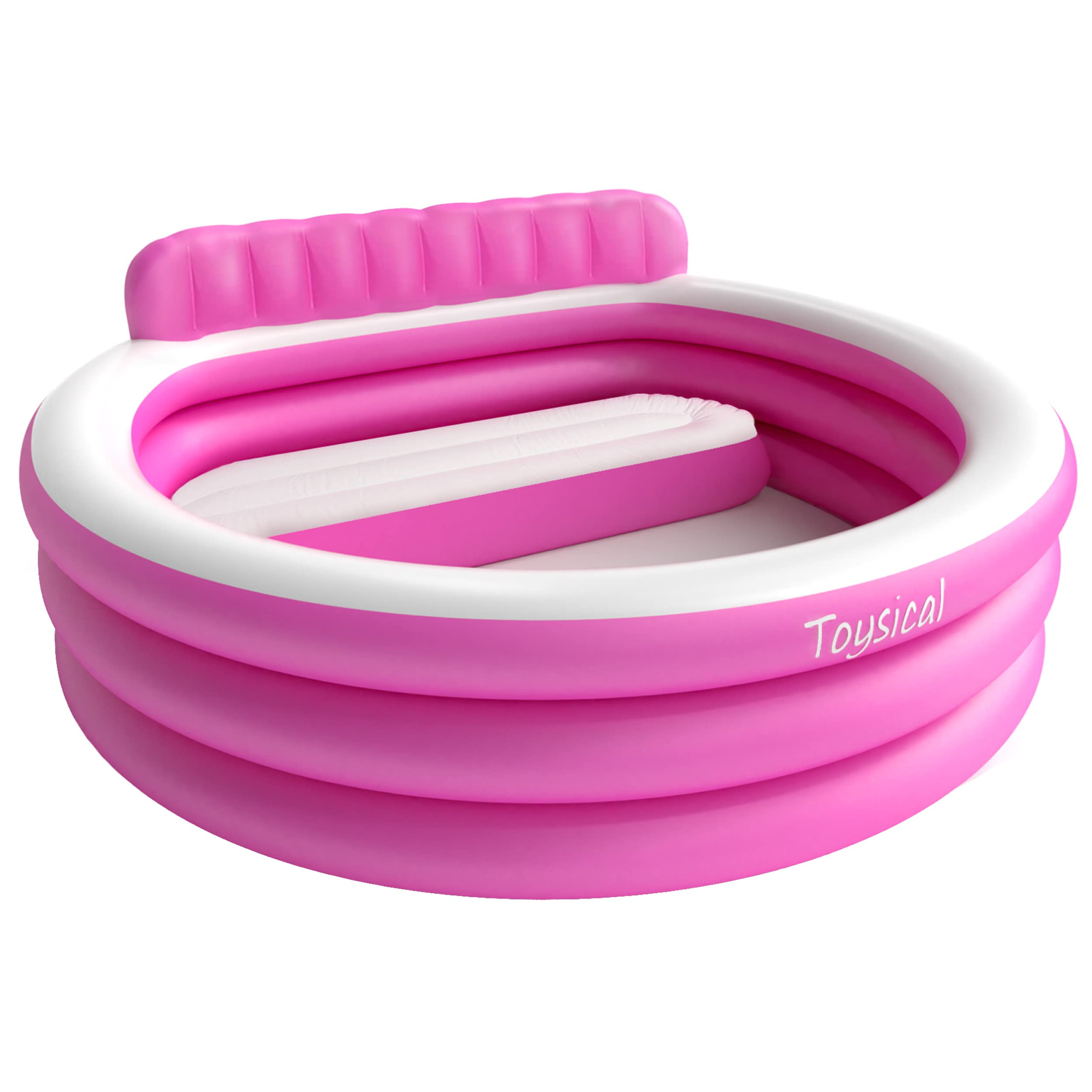 Toysical Round Lounge Inflatable Pool with Seats and Backrest for Kids, Family and Adults, “88 ... | Amazon (US)