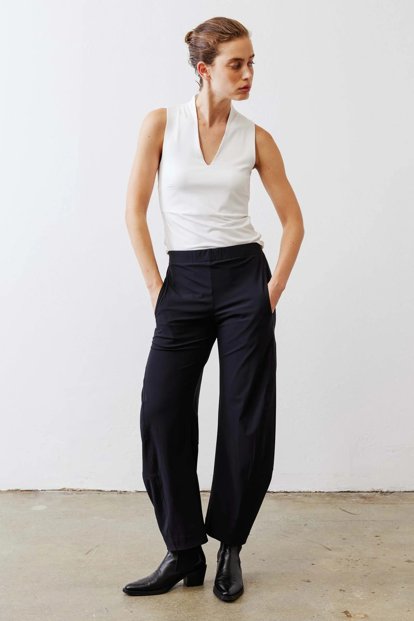 On The Loose Work Pants | Loose Black Work Pants - Ruti | Ruti