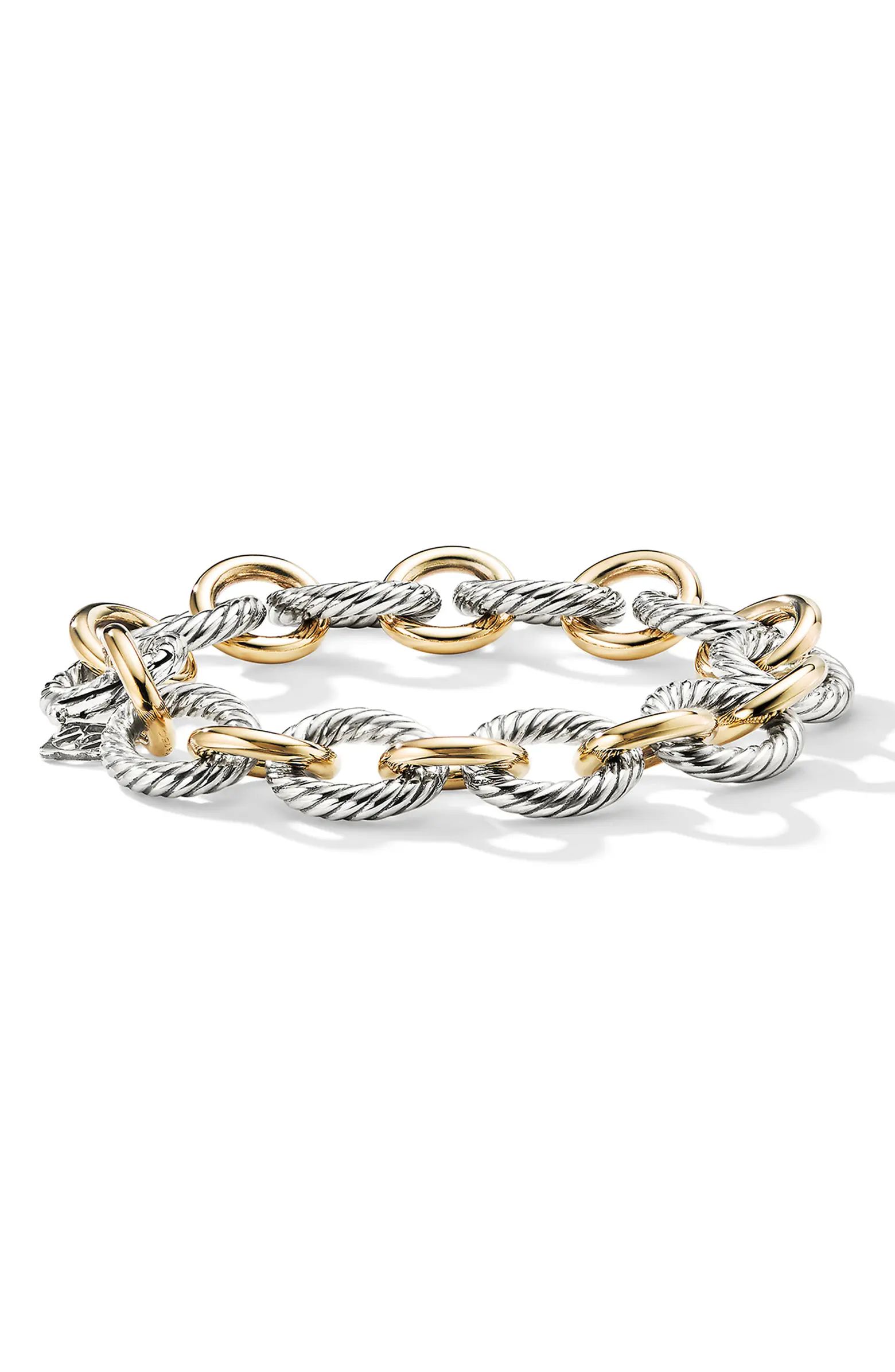 'Oval' Large Link Bracelet with Gold | Nordstrom