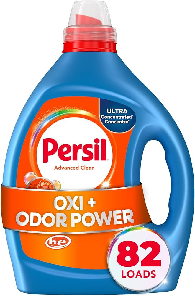 Persil Advanced Clean Oxi+Odor Power, Liquid Laundry Detergent, High Efficiency (HE), Deep Stain ... | Amazon (US)