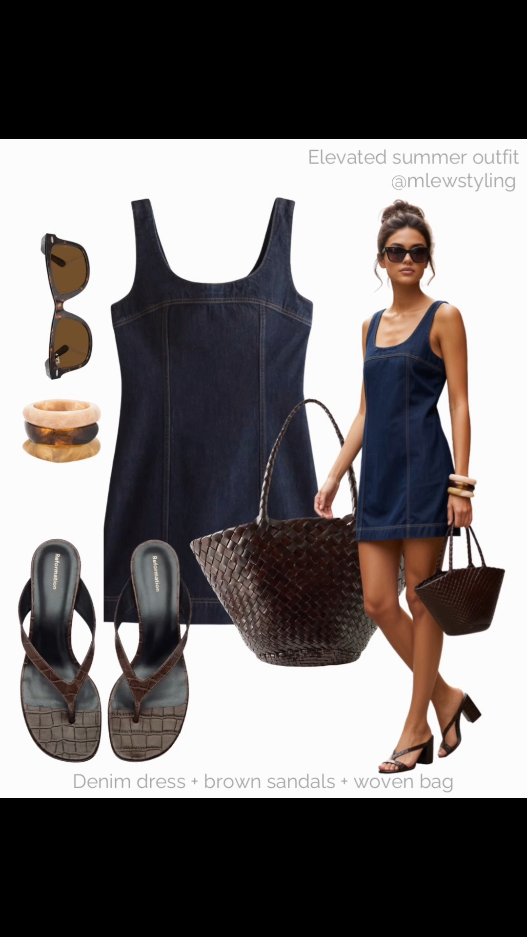 Denim mini dress 🦋

Tags: elevated summer outfit, Abercrombie dress, kitten heel sandals, dragon diffusion tote bag, stacked bracelets, ray-ban sunglasses, date night look

#LTKsummer #LTKdresses #LTKdatenight