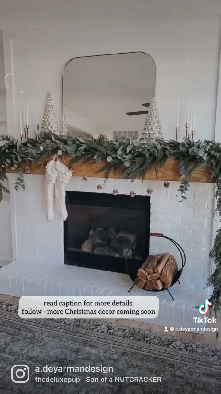 Christmas mantle. Mercury trees. Christmas trees. Christmas garland. Holiday. Neutral Christmas. Pottery Barn. Neutral Christmas decor  

#potterybarn #amazonhome #christmas #christmasmantle #garland #crateandbarrel #stockings #goldmirror #mercuryglass #anthropologie #target #targetfinds #mypotterybarn #eucalyptus #whitebrickfireplace #fireplacedecor #decor #christmasdecor #holidaydecor #neutraldecor 

#LTKSeasonal #LTKhome #LTKHoliday