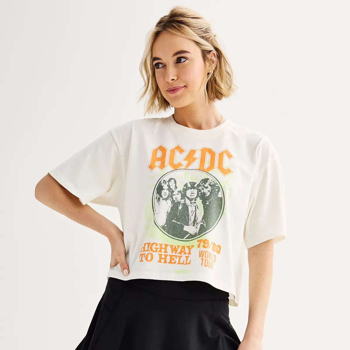 Juniors' AC/DC Highway To Hell Graphic Tee | Kohl's