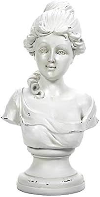 Hosley Victorian Style Figurehead Sculpture 15 Inch High: Antique White Retro Vintage Aged Finish... | Amazon (US)