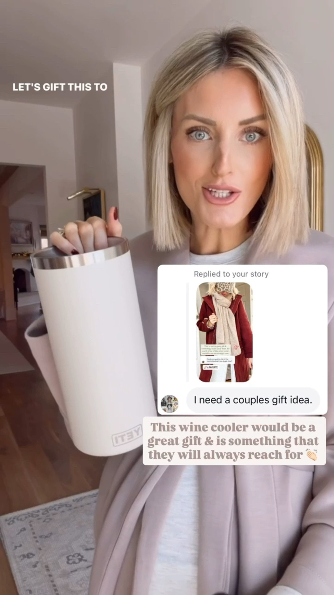 This Yeti wine cooler would make a great gift for a white elephant, a couple, a hostess, etc.!

Loverly Grey, gift guide, gift ideas, hostess gift, couples gift, white elephant gift, Yeti, wine cooler, Amazon find

#LTKGiftGuide #LTKHoliday #LTKFindsUnder50