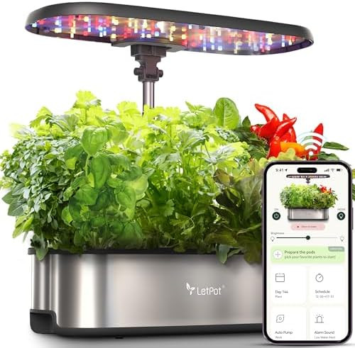 LetPot LPH-SE Hydroponics Growing System, 12 Pods Smart Herb Garden Kit Indoor, Indoor Garden, AP... | Amazon (US)