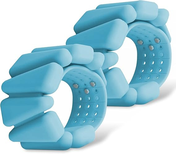 KALINCO Wrist Weights, Adjustable Silicone Weight Bracelets, Wearable Ankle/Wrist Weights Suitabl... | Amazon (US)