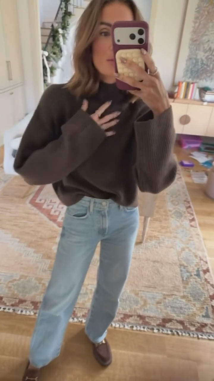 just saw this sweater is on major sale in tons or colors and so are my jeans! 😍

#LTKSaleAlert