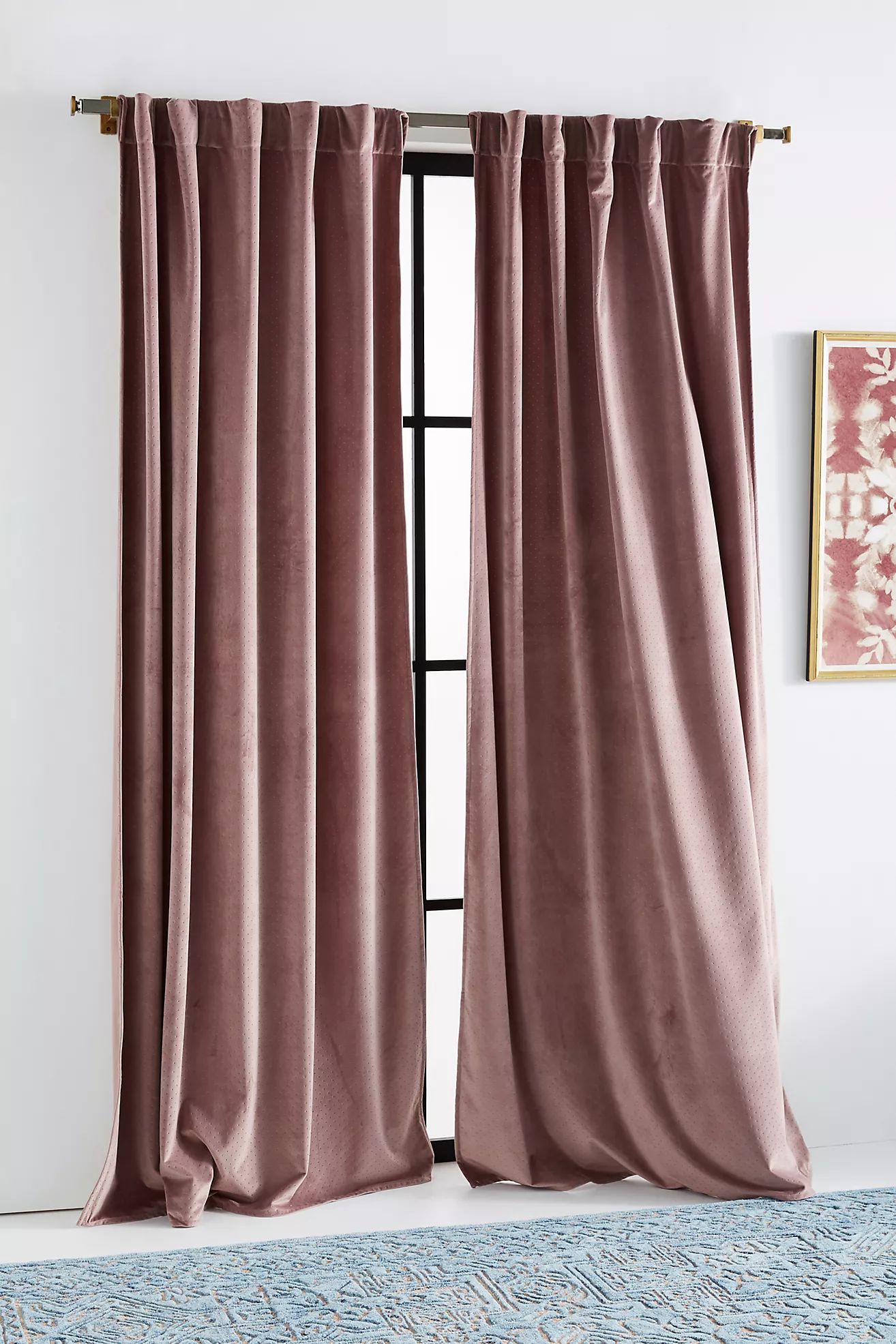 Velvet Louise Curtain | Anthropologie (US)