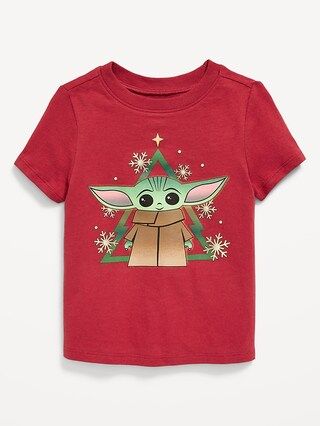 Star Wars: The Mandalorian&#x2122; Grogu Christmas Unisex T-Shirt for Toddler | Old Navy (US)