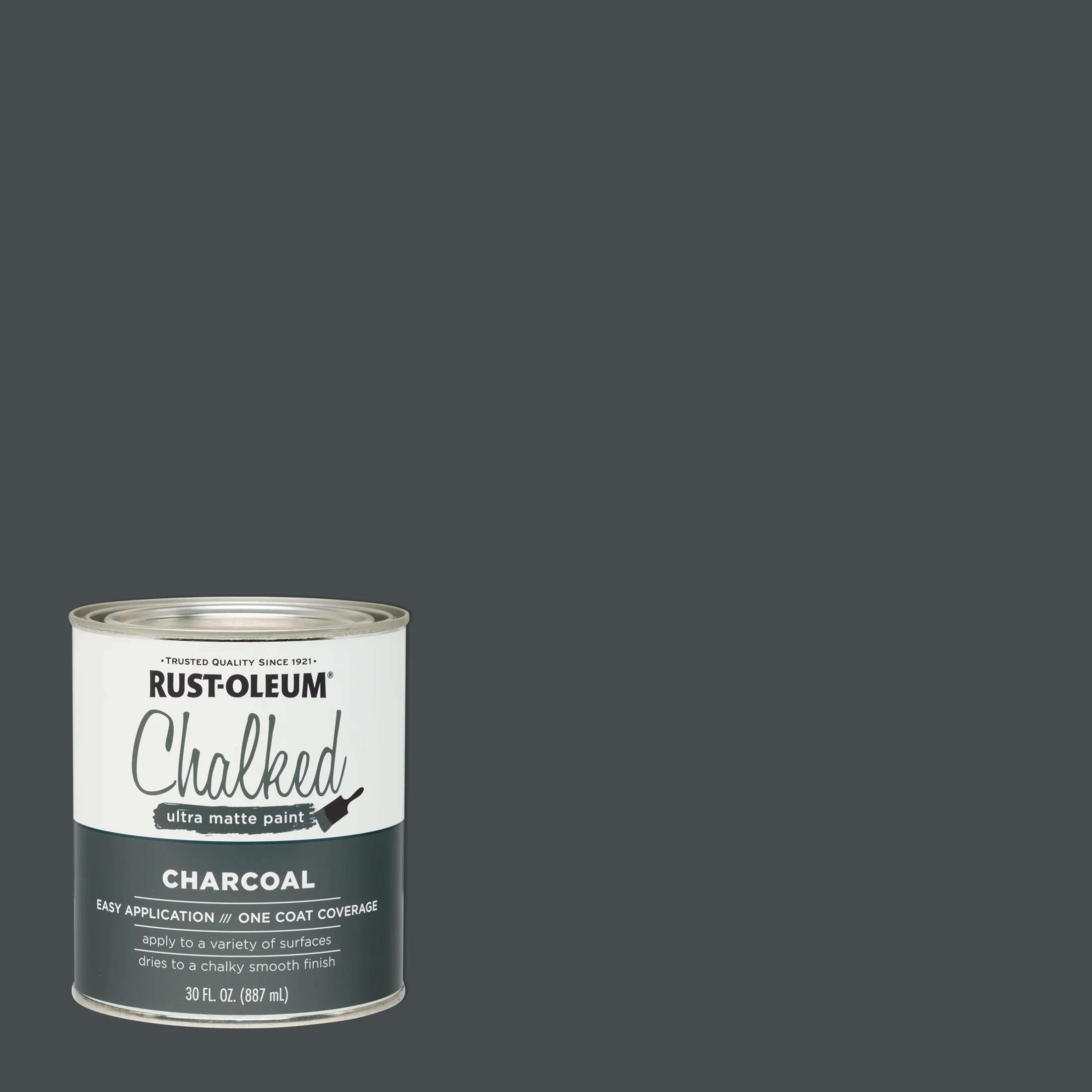 Charcoal, Rust-Oleum Chalked Ultra Matte Paint, Quart | Walmart (US)