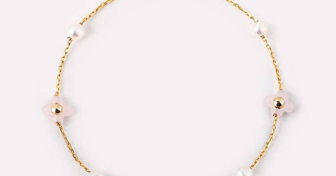 Hannah Bracelet Rose Quartz | Ana Luisa