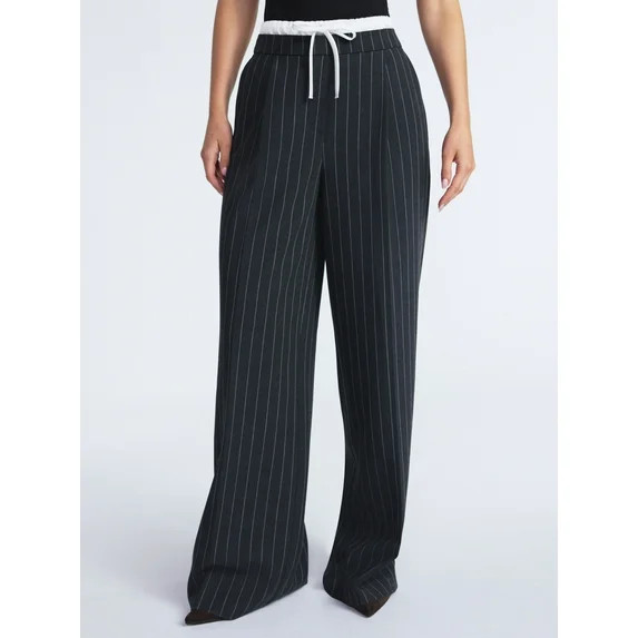 Scoop Women’s and Women’s Plus Double Waisted Pants, Sizes 0-26 | Walmart (US)