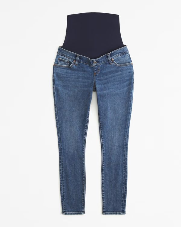 Women's Maternity Super Skinny Ankle Jean | Women's Bottoms | Abercrombie.com | Abercrombie & Fitch (US)