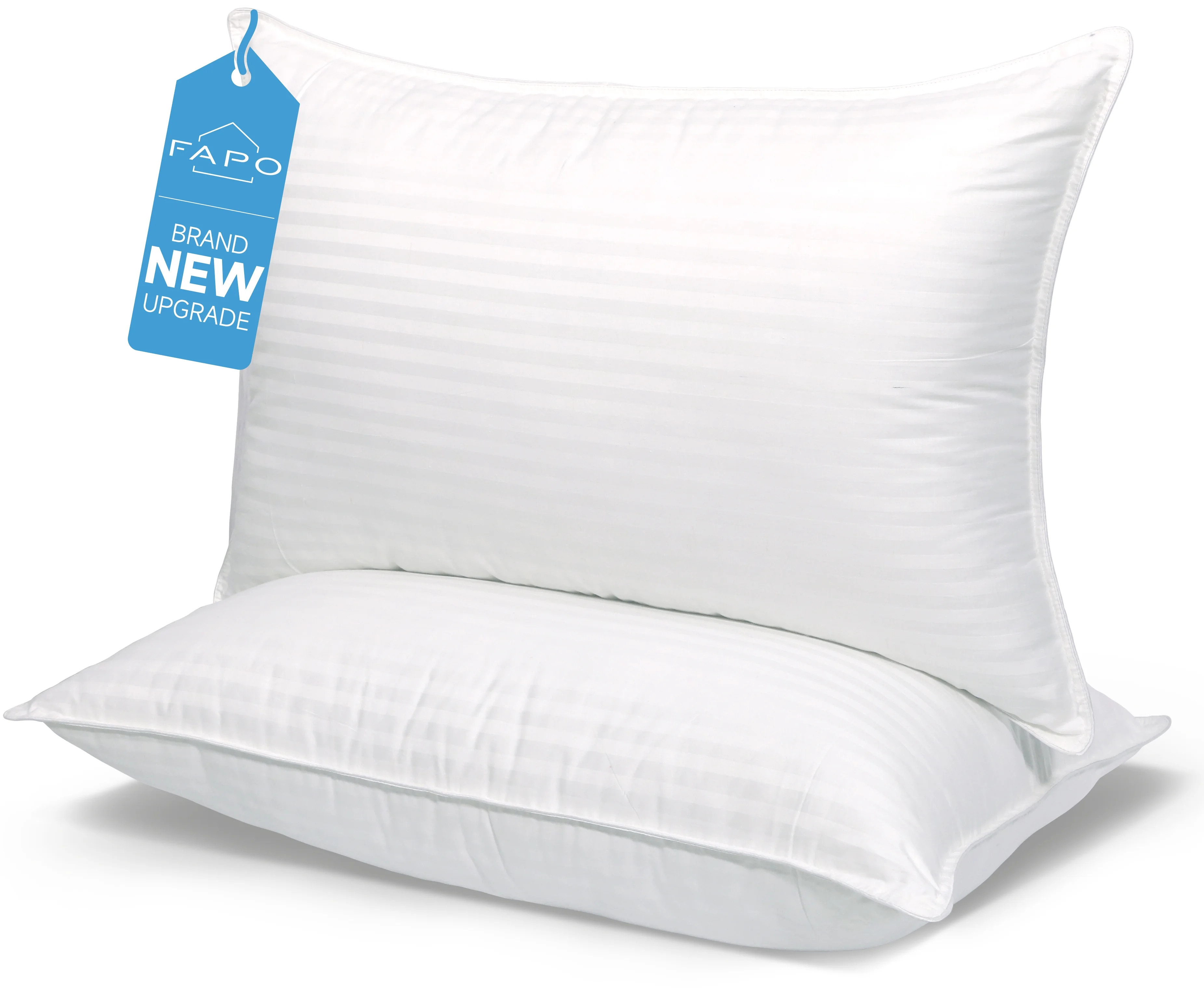 Fapo Bed Pillows for Sleeping King Size with Cotton Cooling Cover, Pillows for Bed, 2-Pack | Walmart (US)