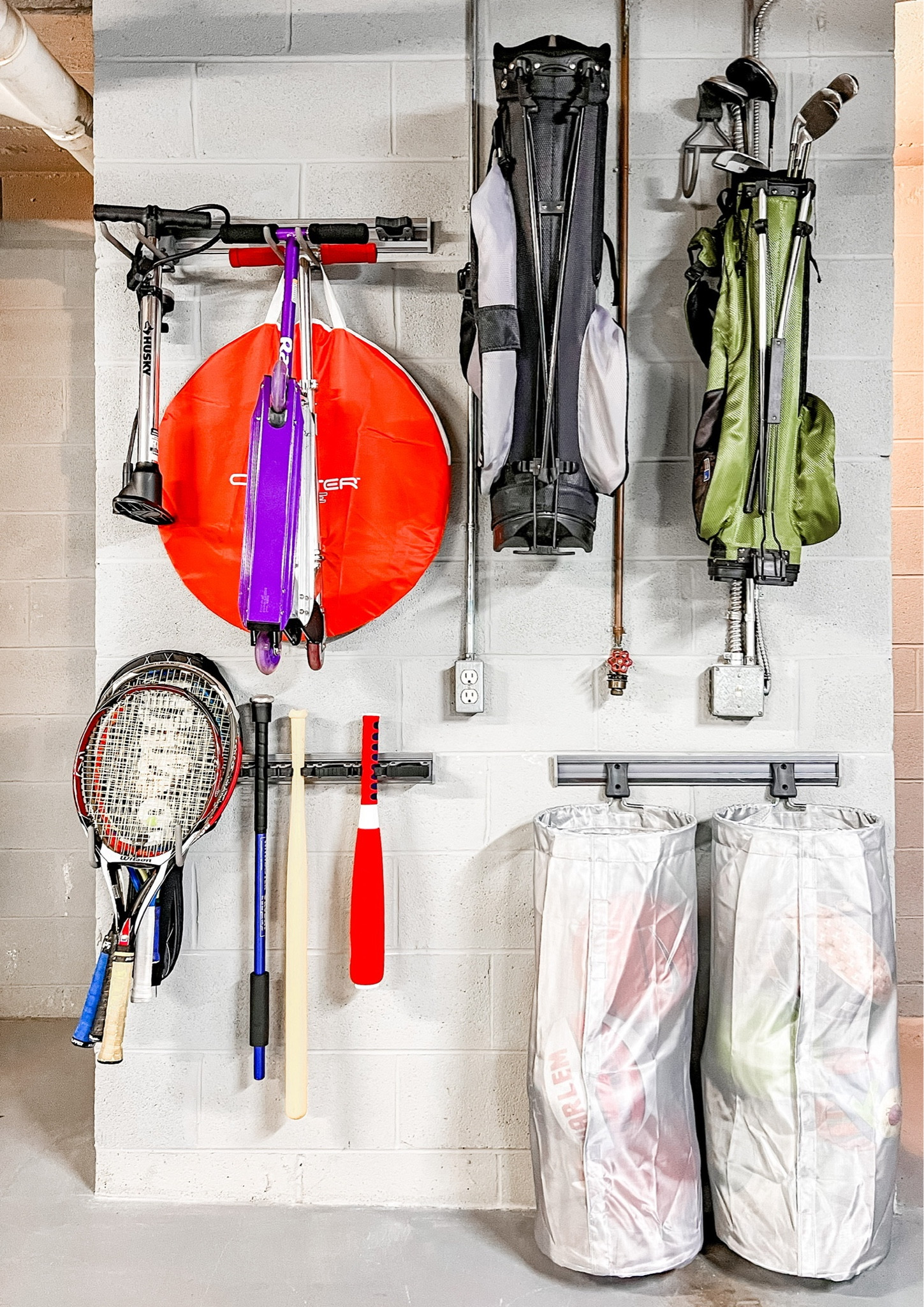 Larger sports items can be hung up for easy access and easy putting away🤩



#LTKhome #LTKkids #LTKBacktoSchool