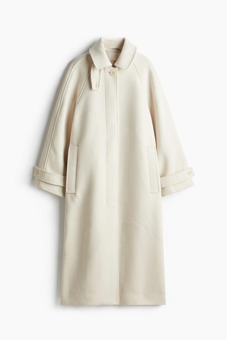 H & M - Oversized Maximantel - Beige - Damen | H&M (DE, AT, CH, NL, FI)