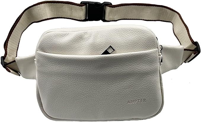 Fanny Packs for Women Fashion Waist Packs Pu Leather Belt Bag Slim Hip Bum bag for Travel Party F... | Amazon (US)