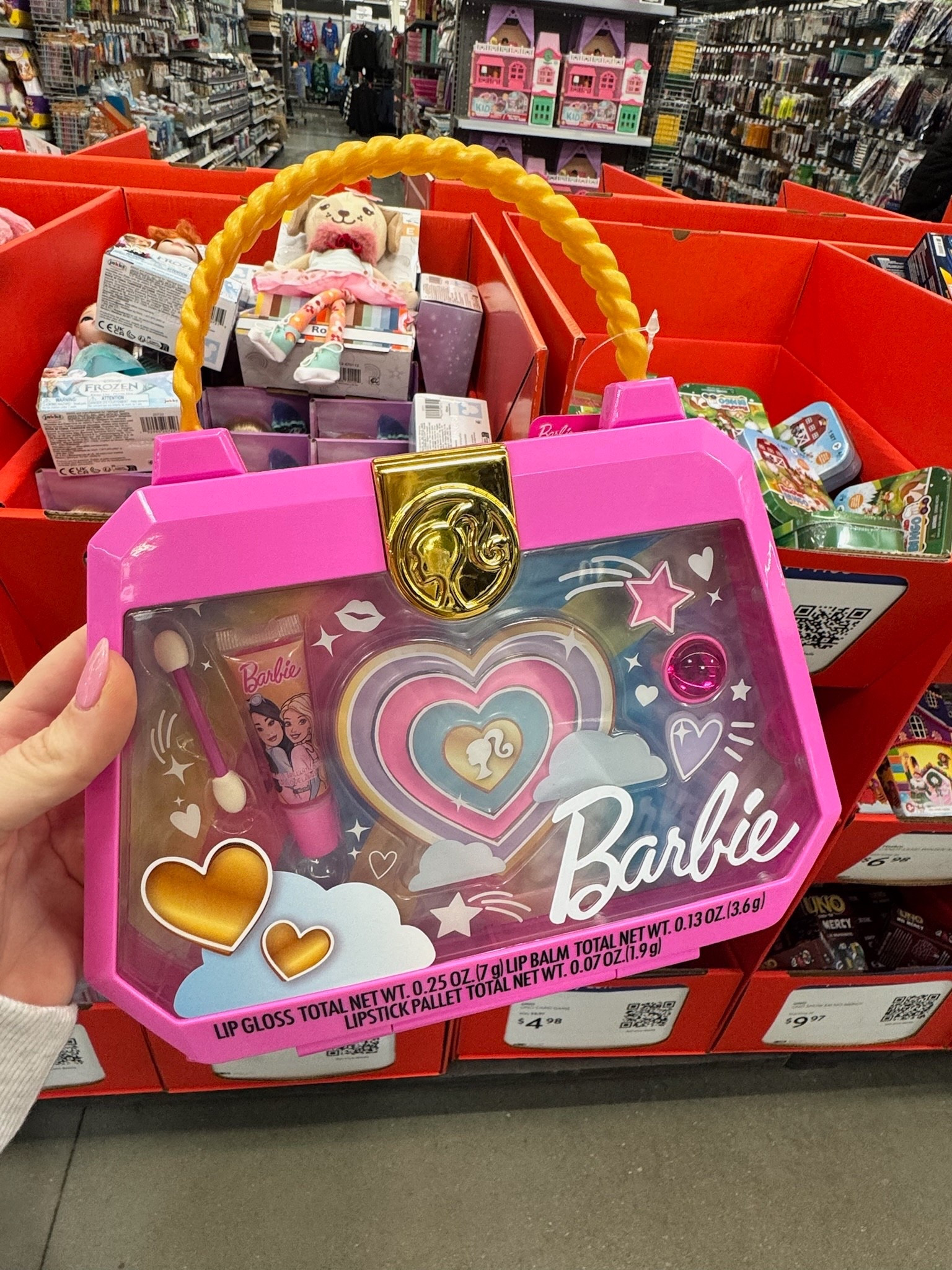 How cute is this little Barbie makeup set?! Perfect stocking stuffer for your mini beauty lover — sparkles, gloss, and all the girly fun! Such an easy, under-$10 gift they’ll love!

#LTKHoliday #LTKGiftGuide #LTKKids