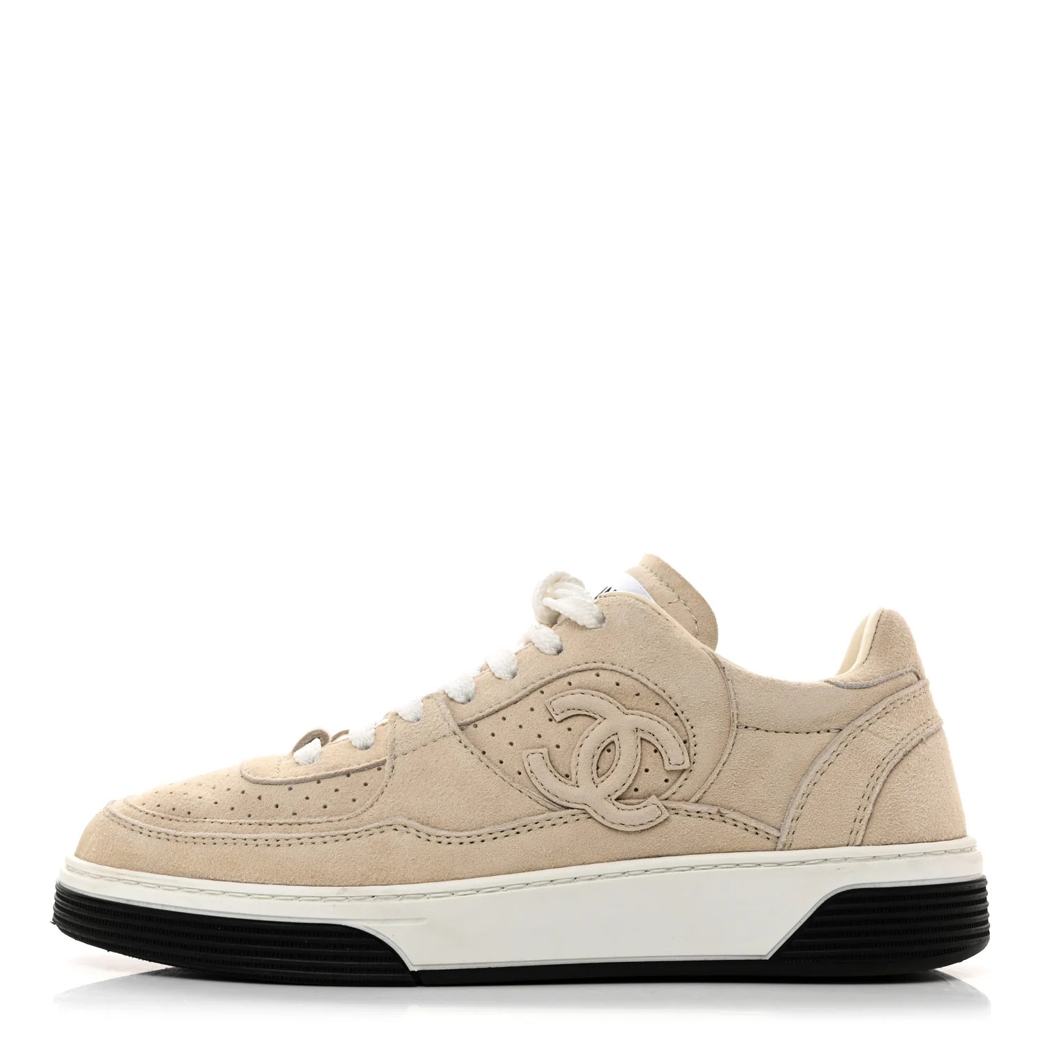 Suede Womens CC Sneakers 36 Light Beige | FASHIONPHILE (US)
