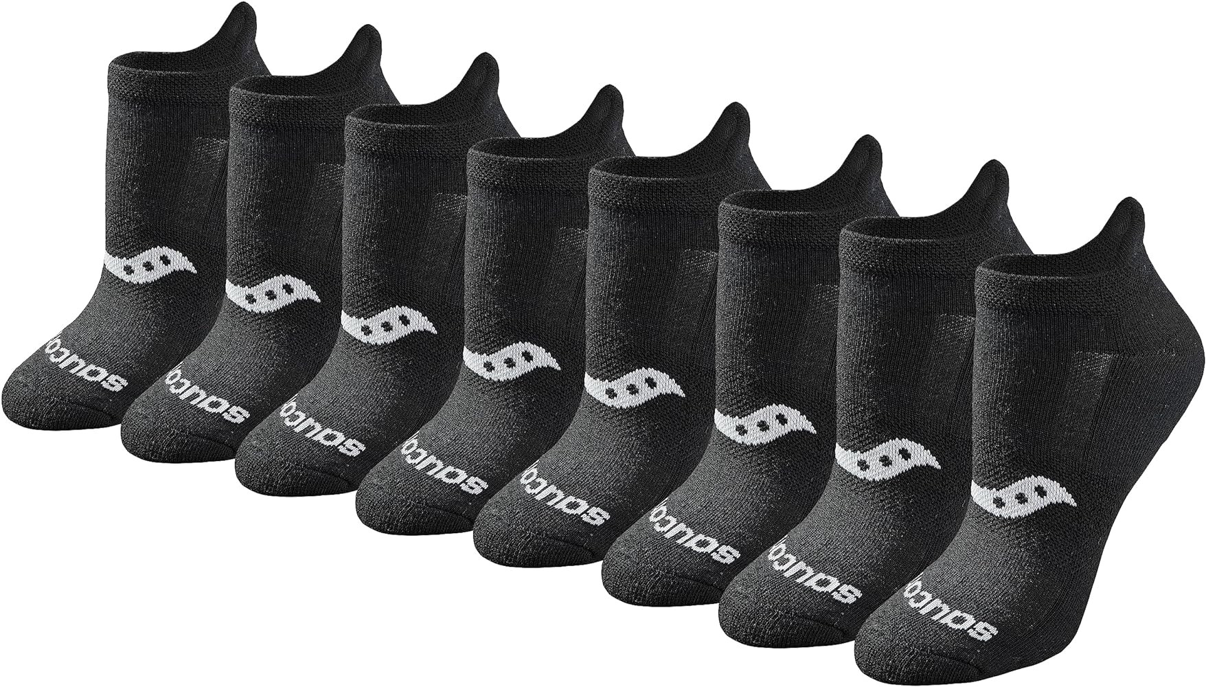 Saucony Women's Rundry Performance Heel Tab Athletic Socks, Available in S-l (8, 16, 24 Pairs) | Amazon (US)
