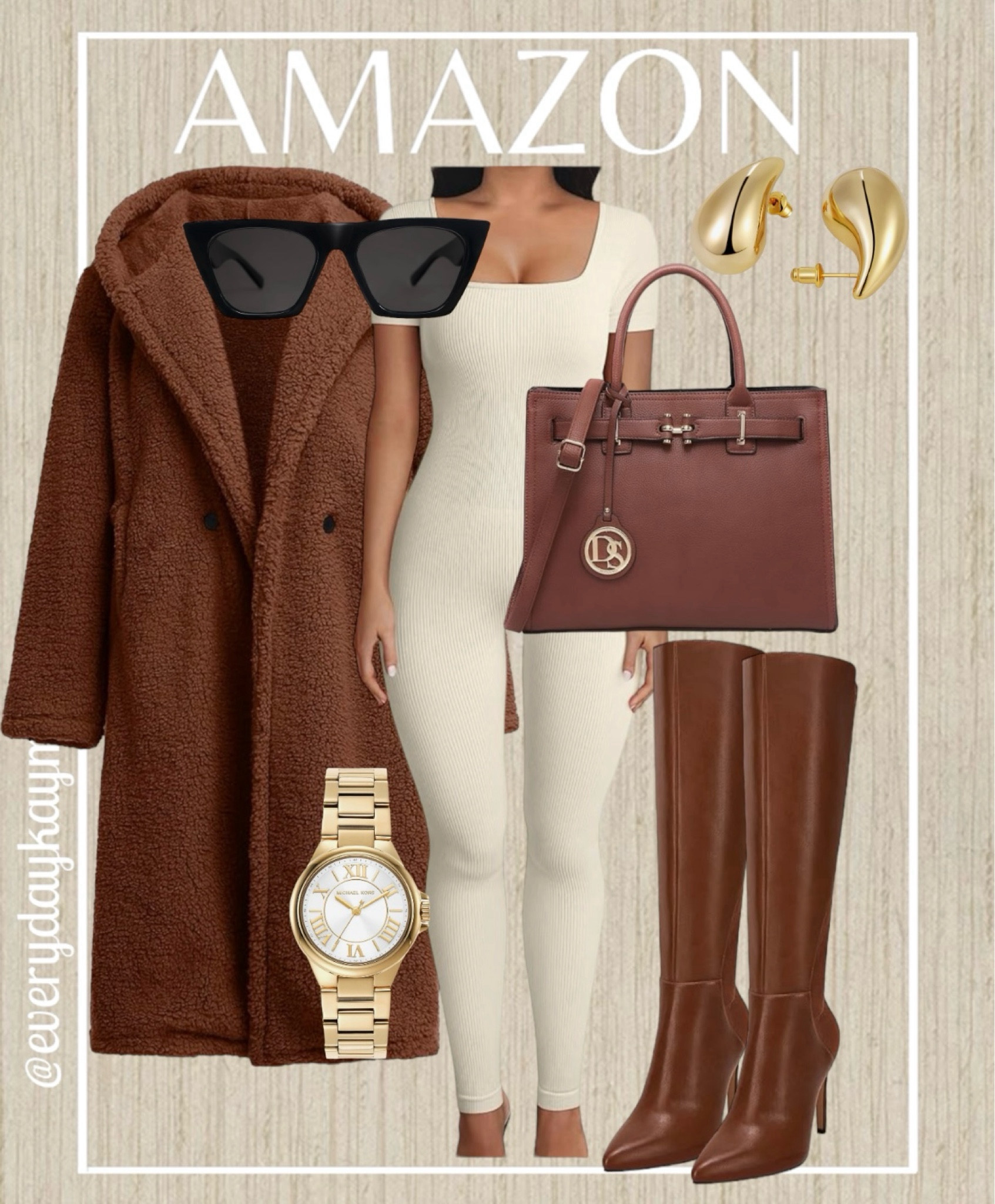 Casual chic outfit - I’m obsessed with the long teddy bear coat💕 follow along for more exclusive content and daily finds 🫶🏼

#LTKstyletip #LTKfindsunder100 #LTKSeasonal