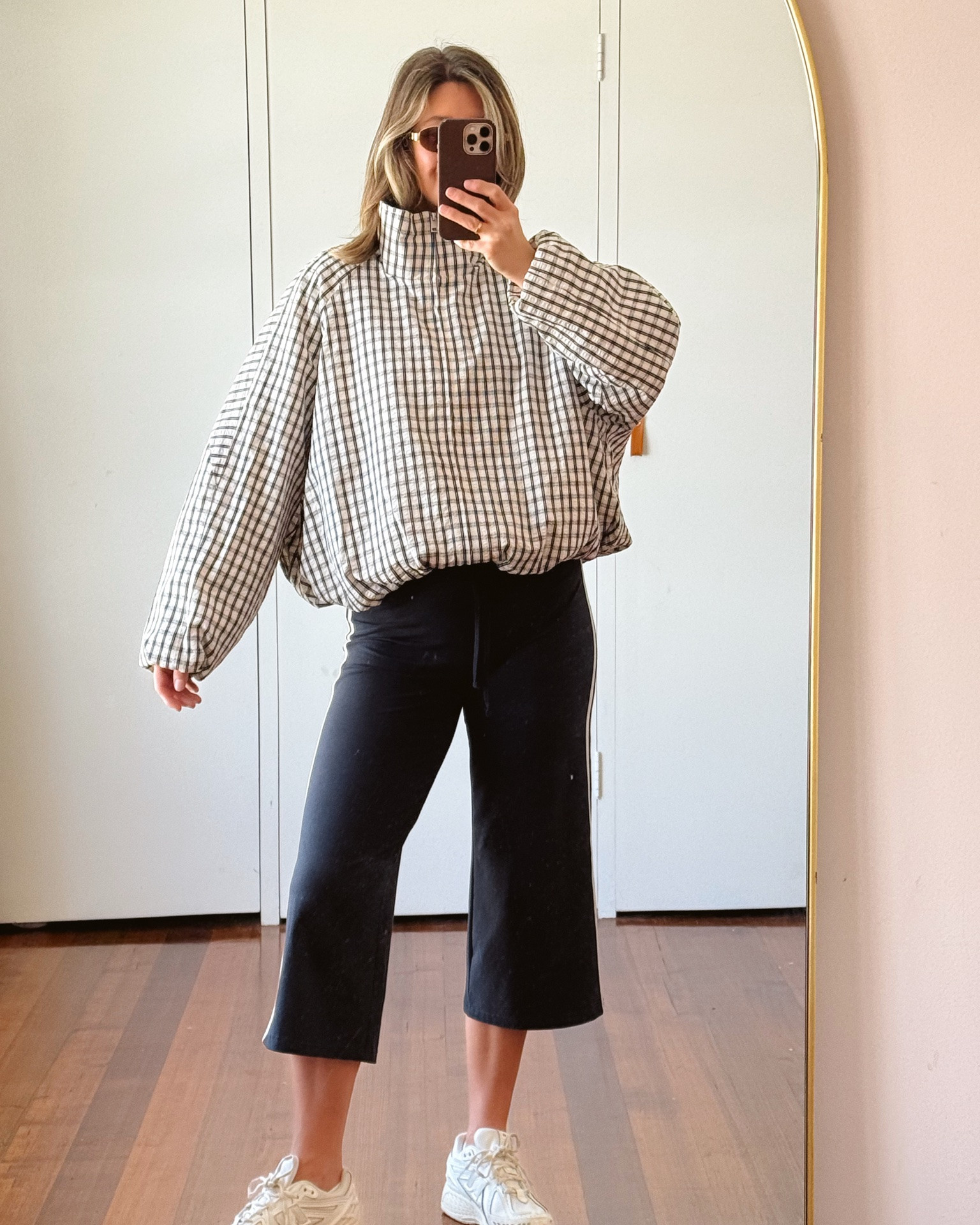 Capris size M true to size 
Long sleeve size M quite roomy 
Jacket very roomy can size down S/M

#LTKaustralia #LTKsummer #LTKspring