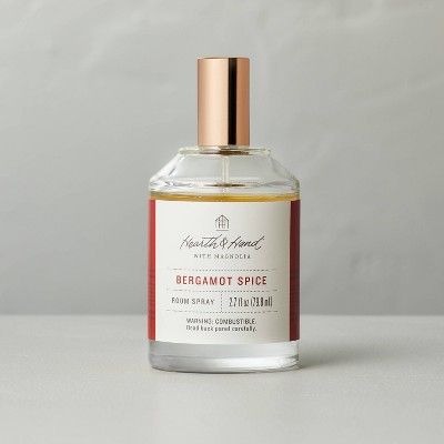 2.7 fl oz Bergamot Spice Seasonal Room Refresher Spray - Hearth &#38; Hand&#8482; with Magnolia | Target