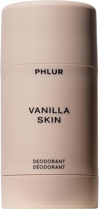PHLUR Vanilla Skin Natural Deodorant - 48 Hour Odor Protection Natural Baking Soda Free & Aluminu... | Amazon (US)