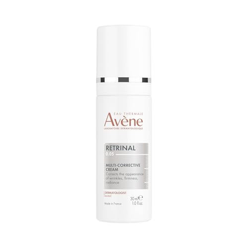 Avène Retrinal 0.05% Intensive Multi-Corrective Cream, Retinal Face Cream Formulated with Retinaldehyde, Niacinamide & Hyaluronic Acid, Anti-aging Cream Visibly Reduces Wrinkles & Fine Lines, 1 Fl Oz | Amazon (US)