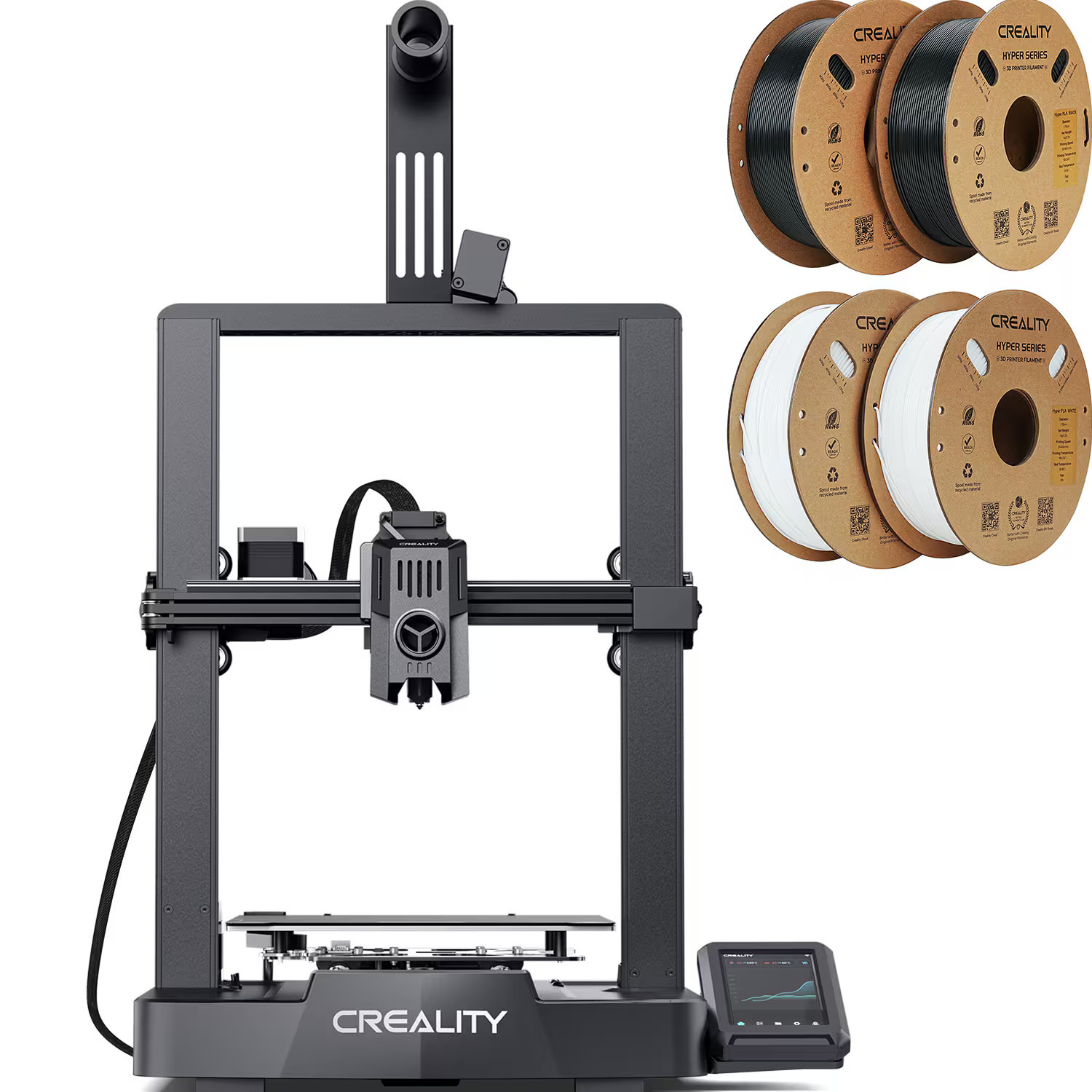 Creality - Ender-3 V3 KE 3D Printer Basic Combo - Black | Best Buy U.S.