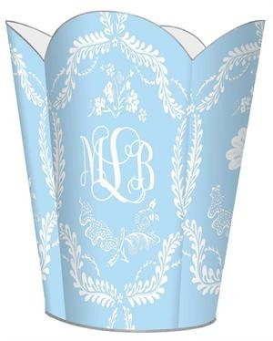 Marye-Kelley WB468-Blue Provencial Print Wastepaper Basket | Amazon (US)