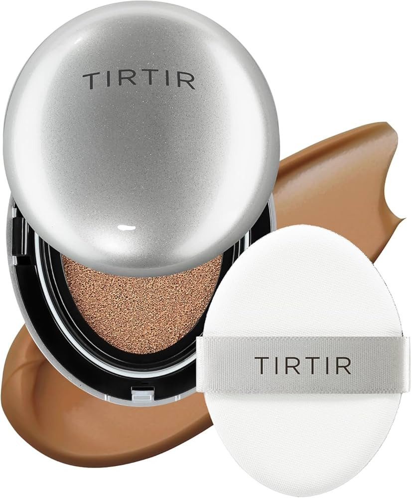 TIRTIR Mask Fit Aura Silver Cushion Foundation | Semi-glow Finish, Natural Coverage, Moisturizing... | Amazon (US)